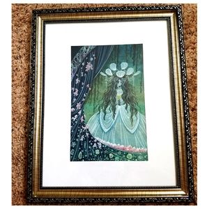 Ariadne of minos illustration original painting framed art
